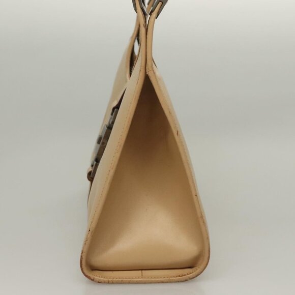 GUCCI Jackie Hand Bag Leather Beige Silver 002 1067 Auth bs28439 - Picture 4 of 16